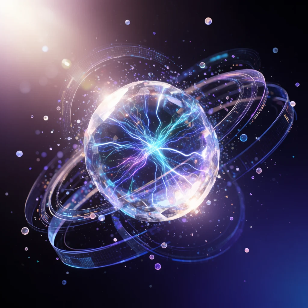 Glowing Zakio intelligence core