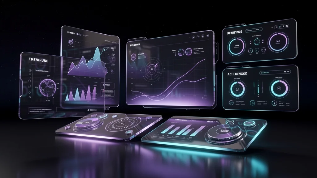 Floating Zakio interface panels